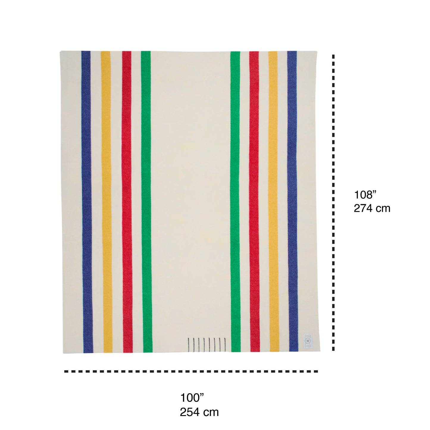 Genuine Hudson's Bay 100% wool point blanket in multiple sizes