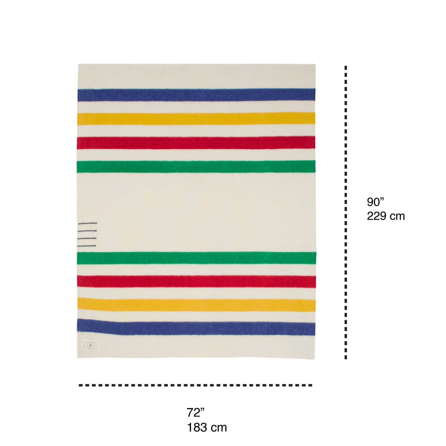 Genuine Hudson's Bay 100% wool point blanket in multiple sizes