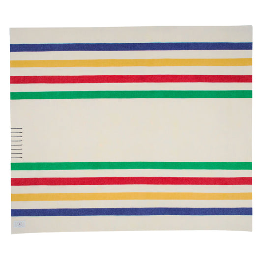 Genuine Hudson's Bay 100% wool point blanket - King 108 x 100 in