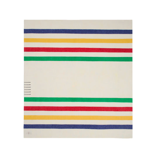 Genuine Hudson's Bay 100% wool point blanket - Queen 100 x 90 in