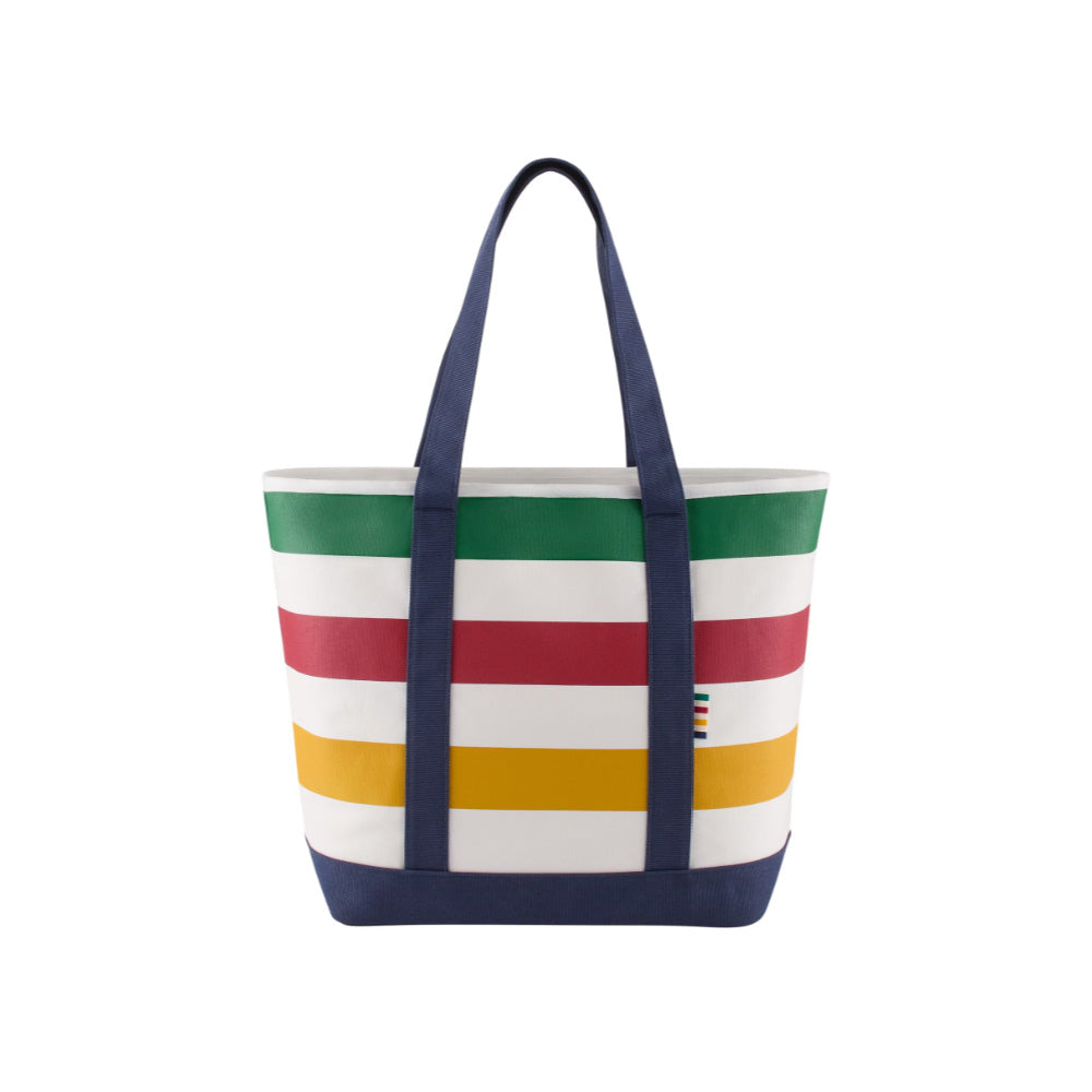 Genuine Hudson's Bay Stripes navy canvas tote bag